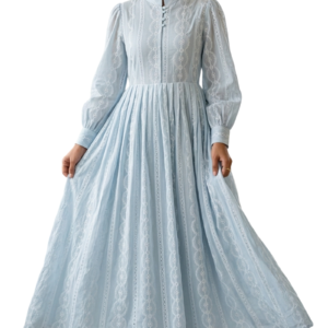 embroidered long frock