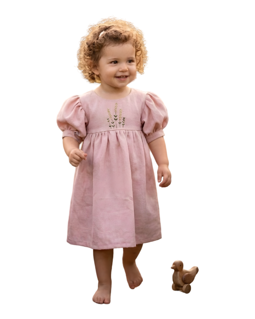 rose pink frock