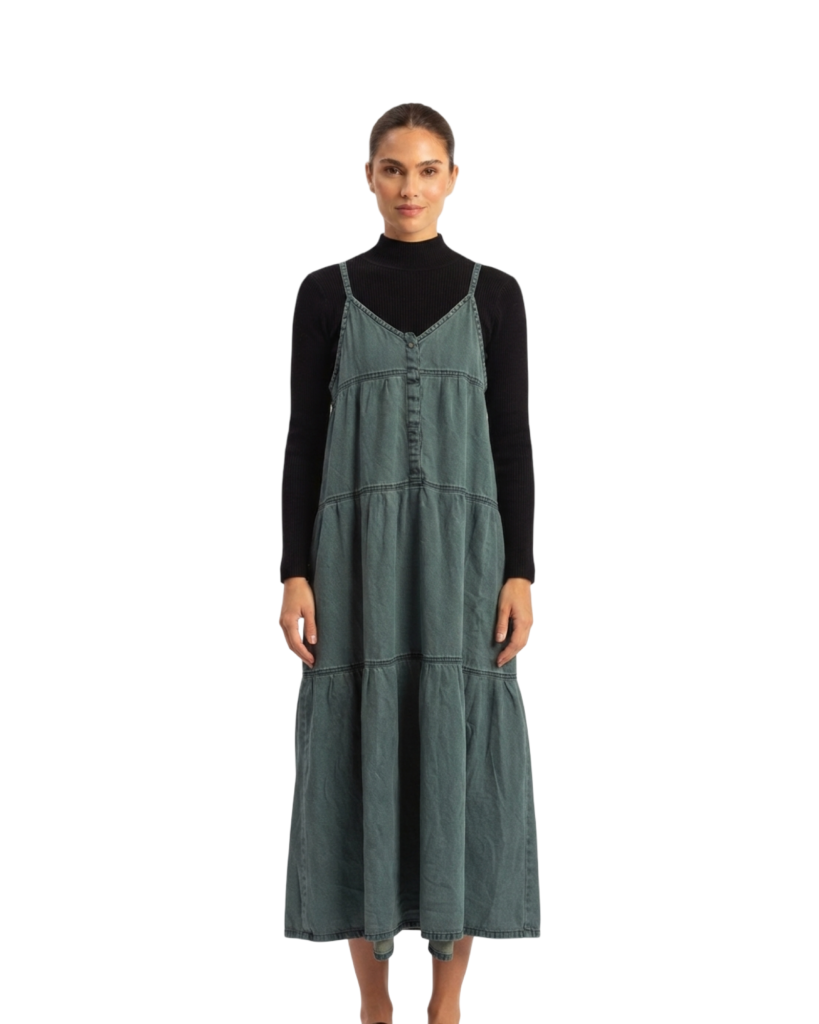 romber type dress with black inner