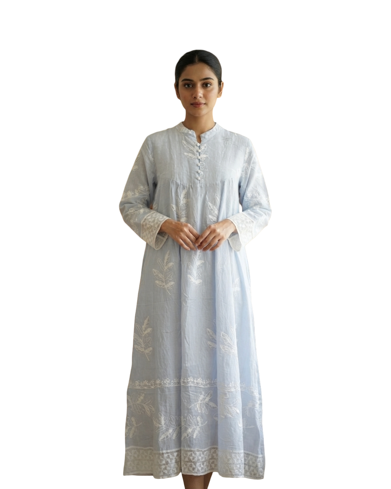 embroidered maxi gown embroidered maxi gown