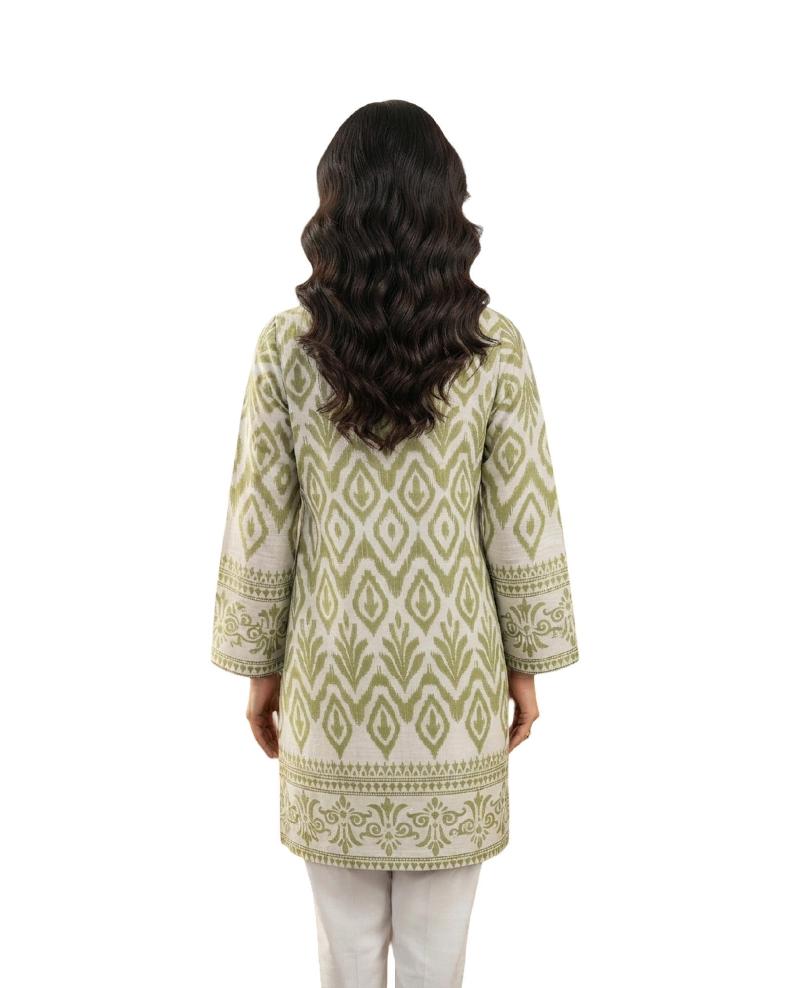 ikat printed cotton short kurti ikat printed cotton short kurti